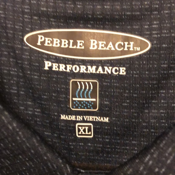 Pebble Beach golf shirt XL 2022 Palace golf classic iHeart Media patch, NWT - Picture 2 of 8